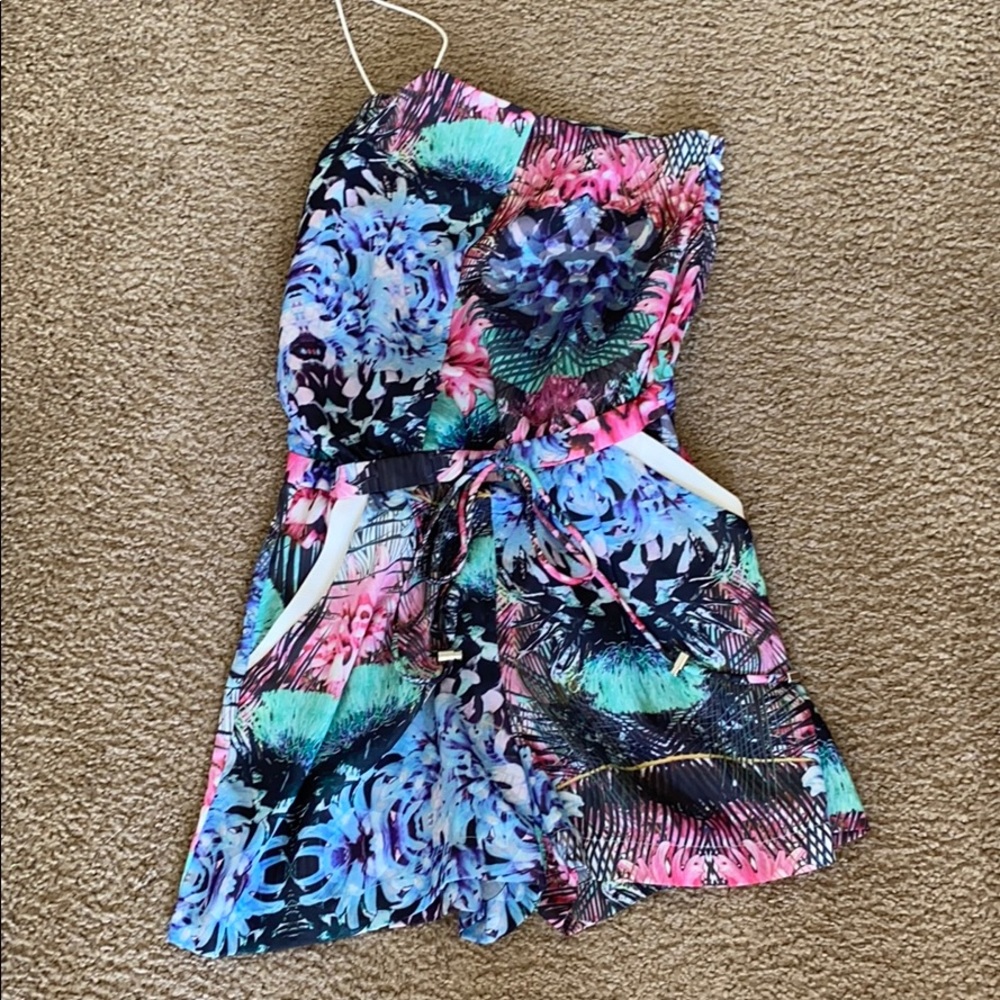 Brand new floral patterned romper